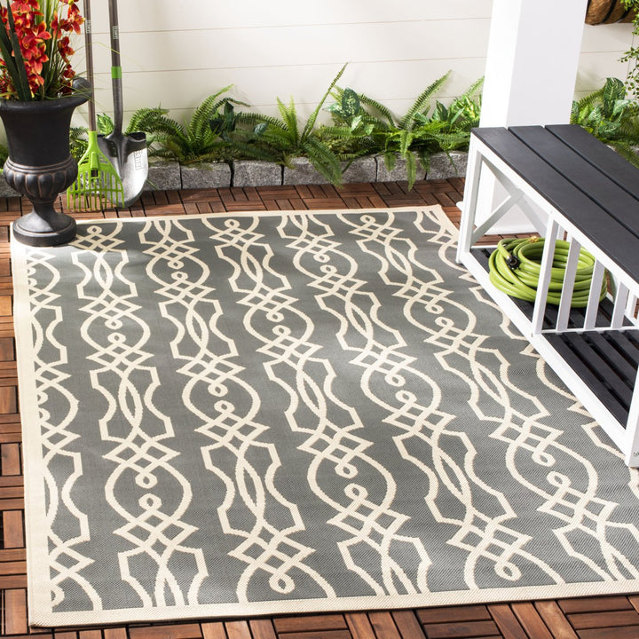 SAFAVIEH Martha Stewart Collection MSR4220-246 Cement Rug Image 1