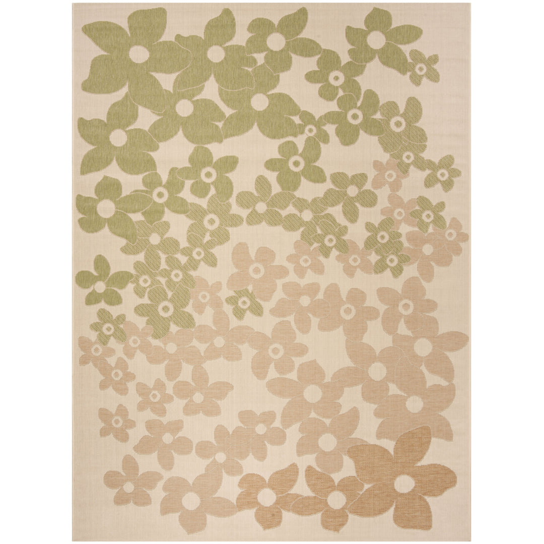 SAFAVIEH Martha Stewart MSR4246-218 Beige / Sweet Pea Rug Image 1