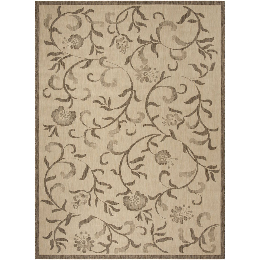 SAFAVIEH Martha Stewart MSR4251-12 Creme / Brown Rug Image 1