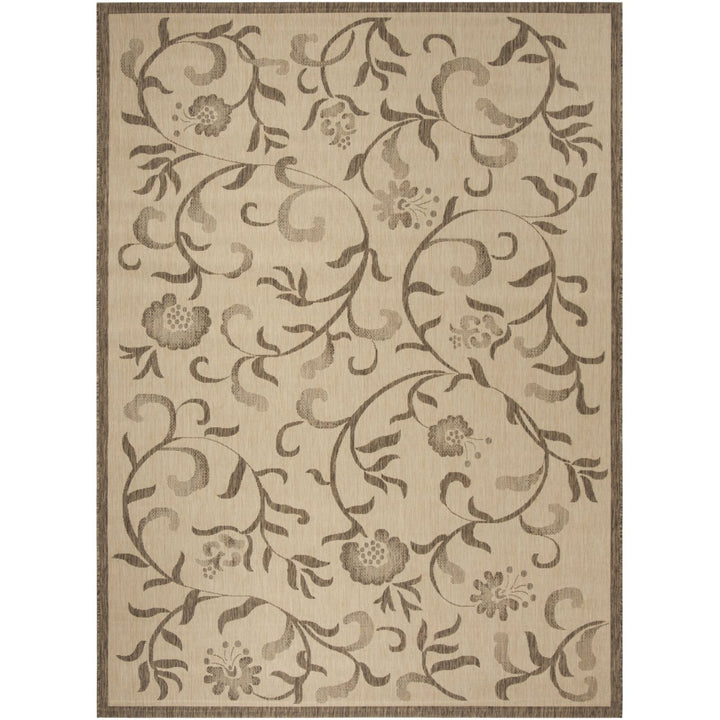 SAFAVIEH Martha Stewart MSR4251-12 Creme / Brown Rug Image 1