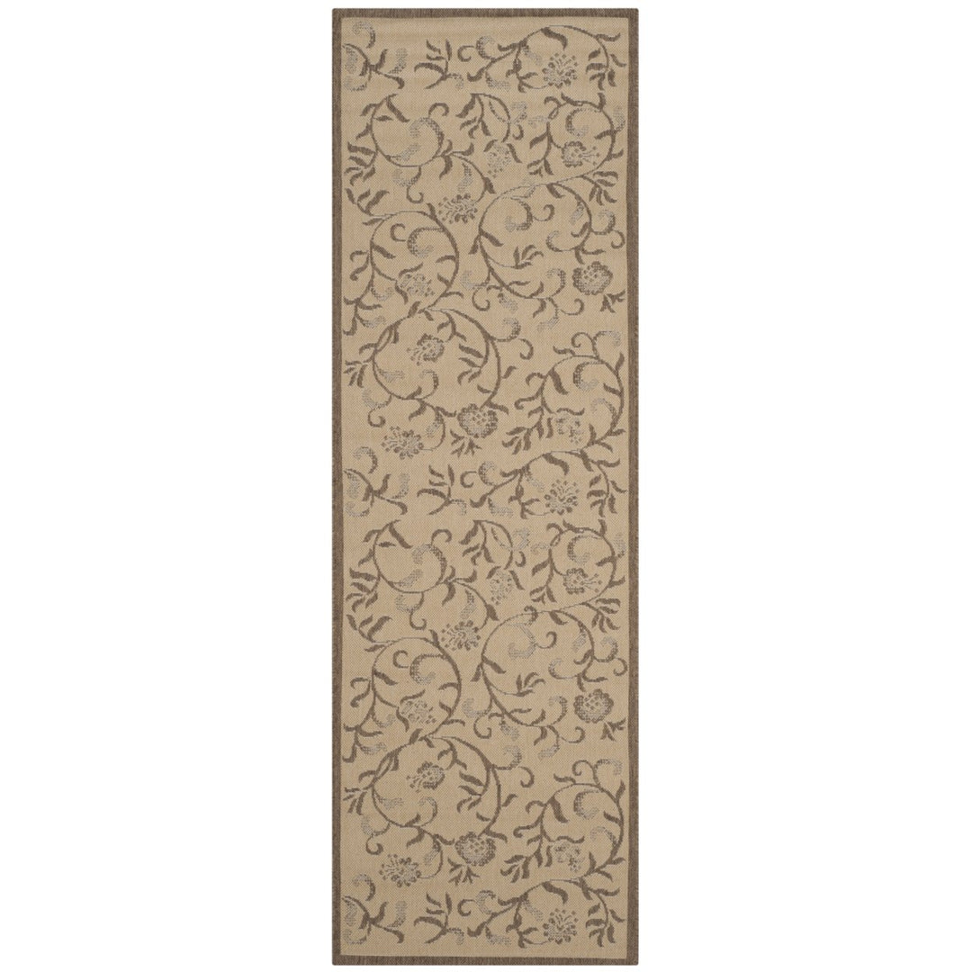 SAFAVIEH Martha Stewart MSR4251-12 Creme / Brown Rug Image 2