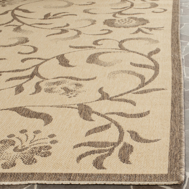 SAFAVIEH Martha Stewart MSR4251-12 Creme / Brown Rug Image 3