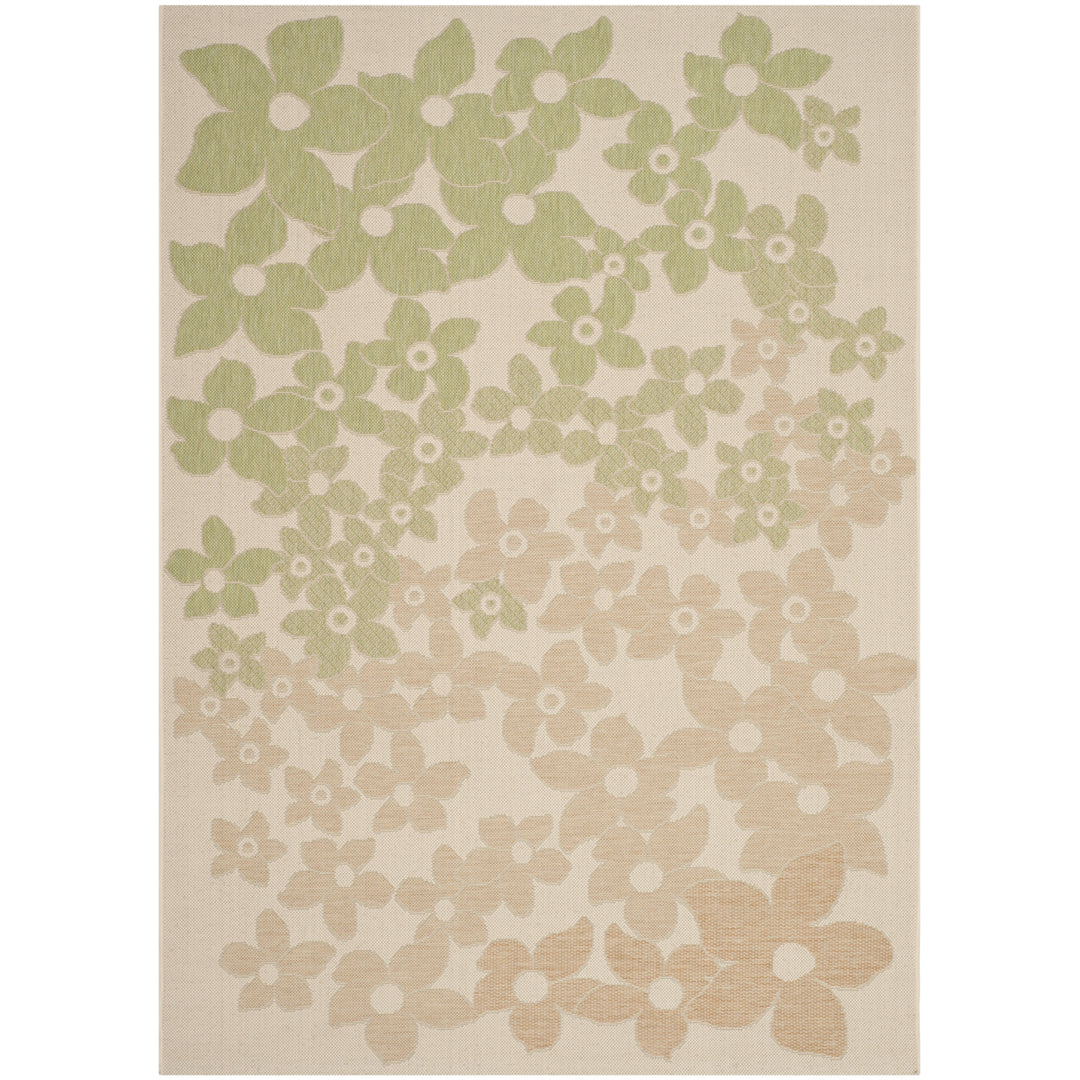 SAFAVIEH Martha Stewart MSR4246-218 Beige / Sweet Pea Rug Image 1