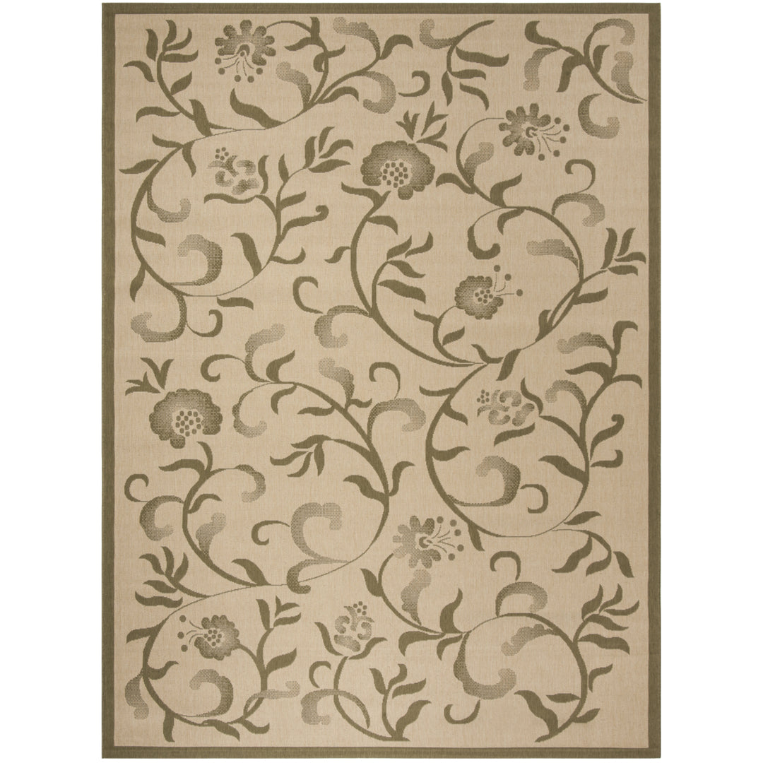 SAFAVIEH Martha Stewart MSR4251-14 Cream / Green Rug Image 1