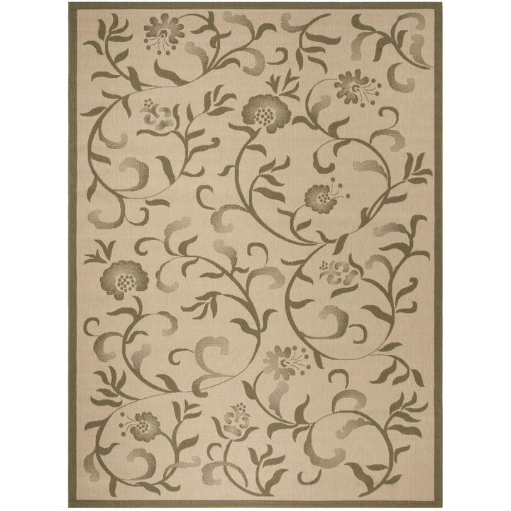 SAFAVIEH Martha Stewart MSR4251-14 Cream / Green Rug Image 1