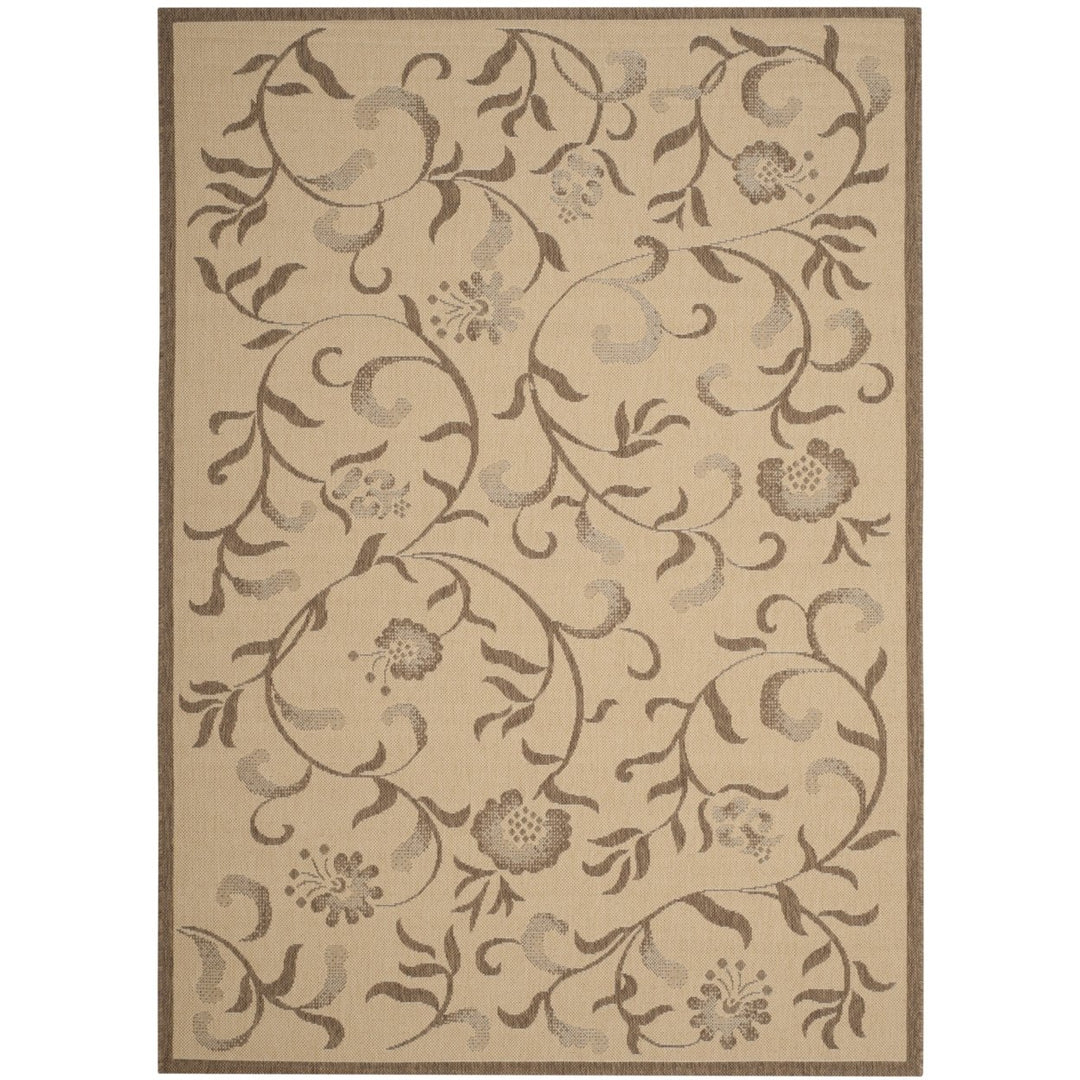 SAFAVIEH Martha Stewart MSR4251-12 Creme / Brown Rug Image 5