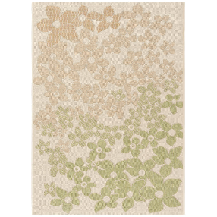 SAFAVIEH Martha Stewart MSR4246-218 Beige / Sweet Pea Rug Image 5