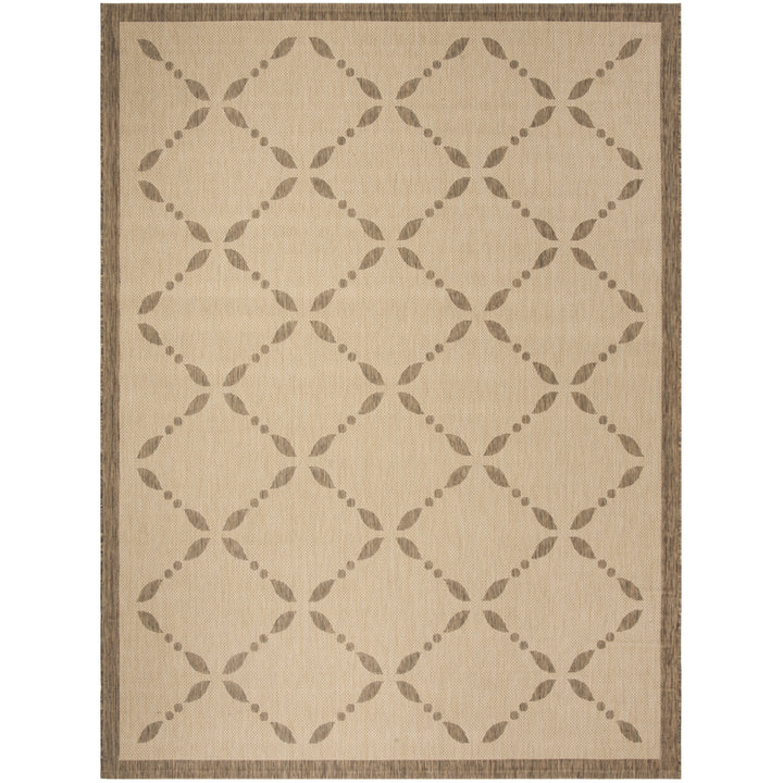 SAFAVIEH Martha Stewart MSR4252-12 Creme / Brown Rug Image 1