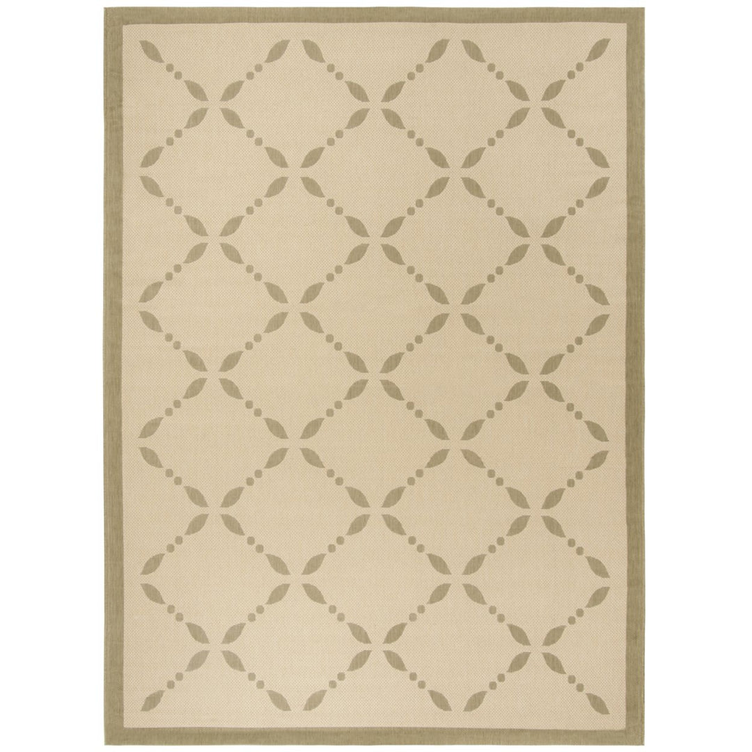 SAFAVIEH Martha Stewart MSR4252-14 Cream / Green Rug Image 1