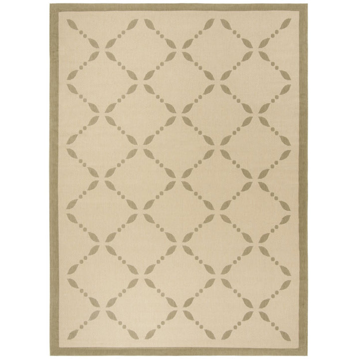 SAFAVIEH Martha Stewart MSR4252-14 Cream / Green Rug Image 1