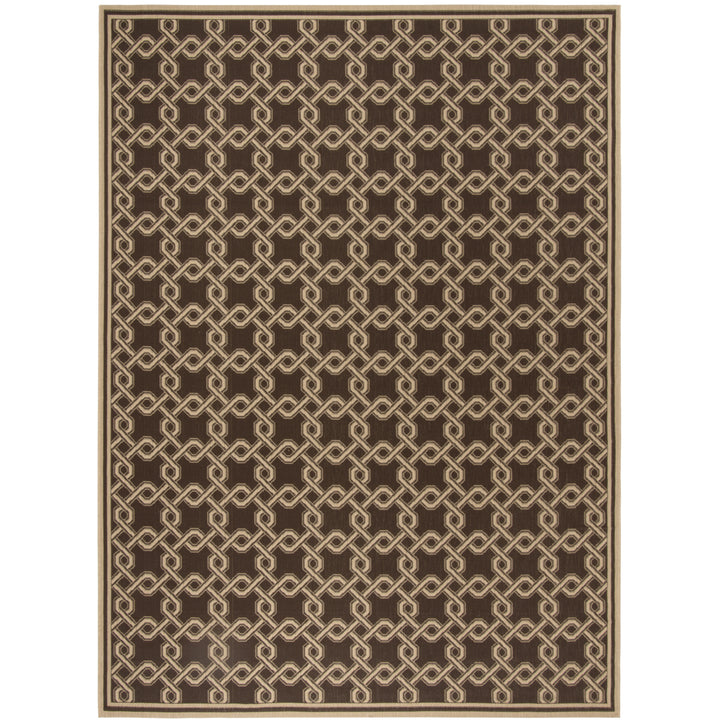 SAFAVIEH Martha Stewart MSR4253-20 Chocolate / Cream Rug Image 1