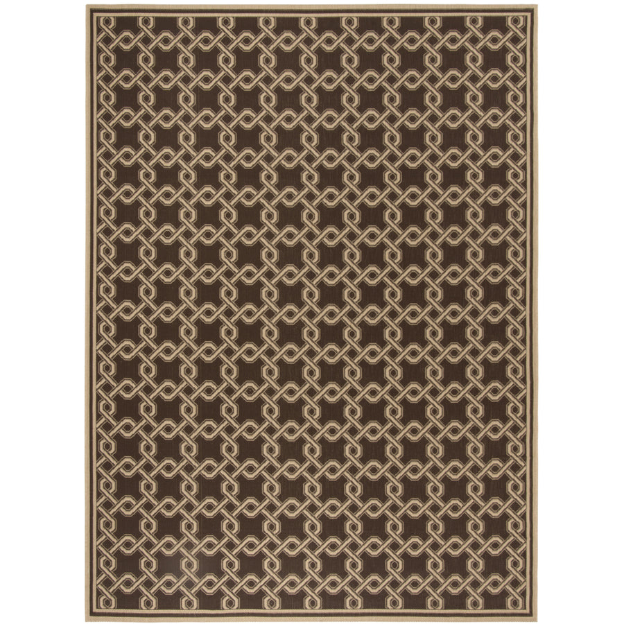 SAFAVIEH Martha Stewart MSR4253-20 Chocolate / Cream Rug Image 1