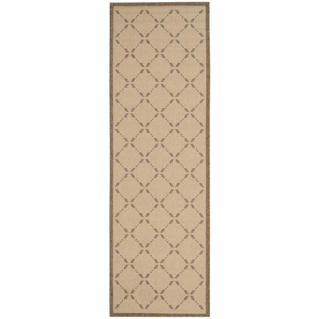 SAFAVIEH Martha Stewart MSR4252-12 Creme / Brown Rug Image 3