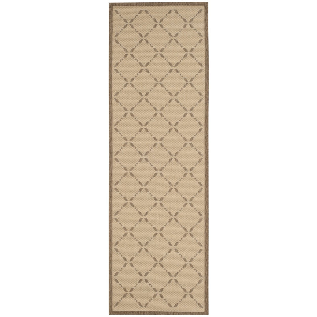 SAFAVIEH Martha Stewart MSR4252-12 Creme / Brown Rug Image 1