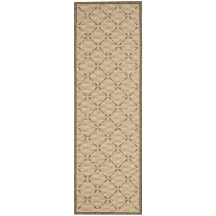 SAFAVIEH Martha Stewart MSR4252-12 Creme / Brown Rug Image 1