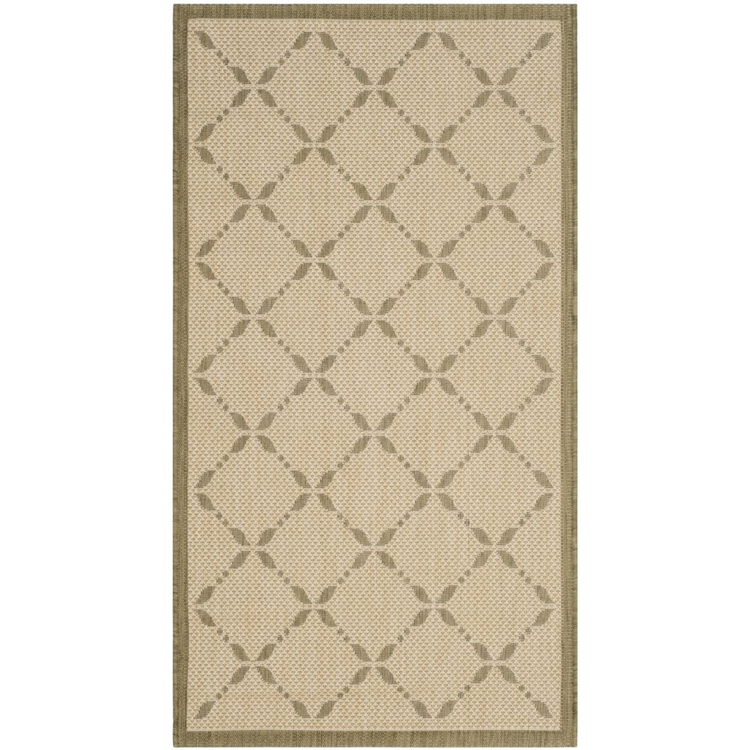 SAFAVIEH Martha Stewart MSR4252-14 Cream / Green Rug Image 4