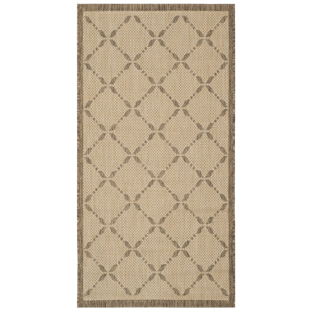 SAFAVIEH Martha Stewart MSR4252-12 Creme / Brown Rug Image 1