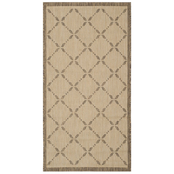 SAFAVIEH Martha Stewart MSR4252-12 Creme / Brown Rug Image 1