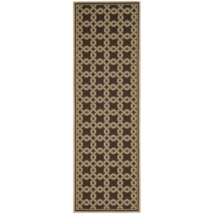 SAFAVIEH Martha Stewart MSR4253-20 Chocolate / Cream Rug Image 3