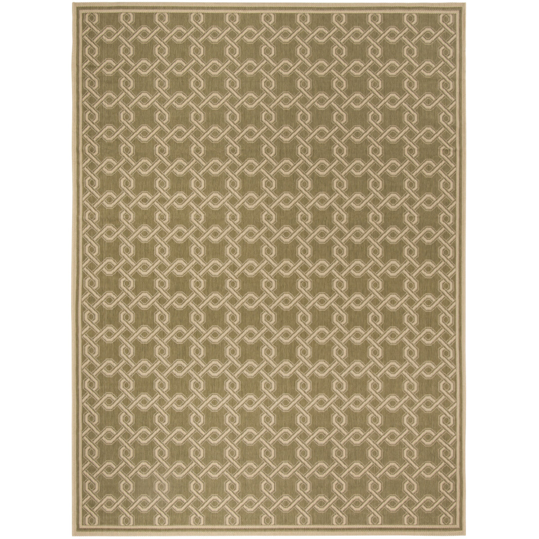 SAFAVIEH Martha Stewart MSR4253-24 Green / Creme Rug Image 1