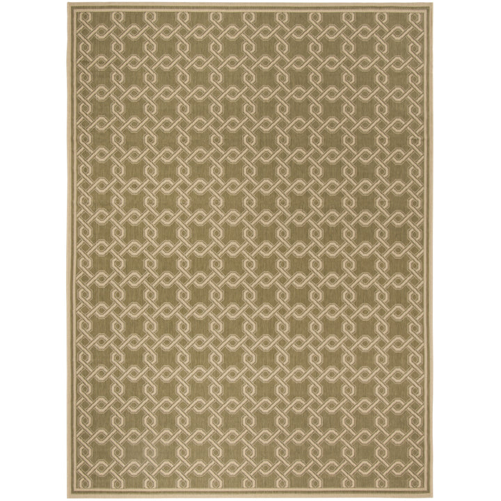 SAFAVIEH Martha Stewart MSR4253-24 Green / Creme Rug Image 1