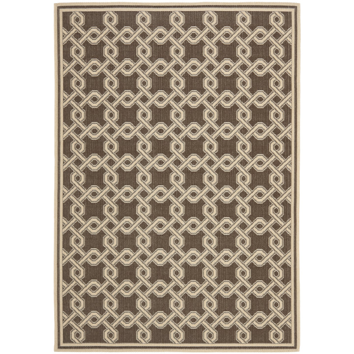 SAFAVIEH Martha Stewart MSR4253-20 Chocolate / Cream Rug Image 1