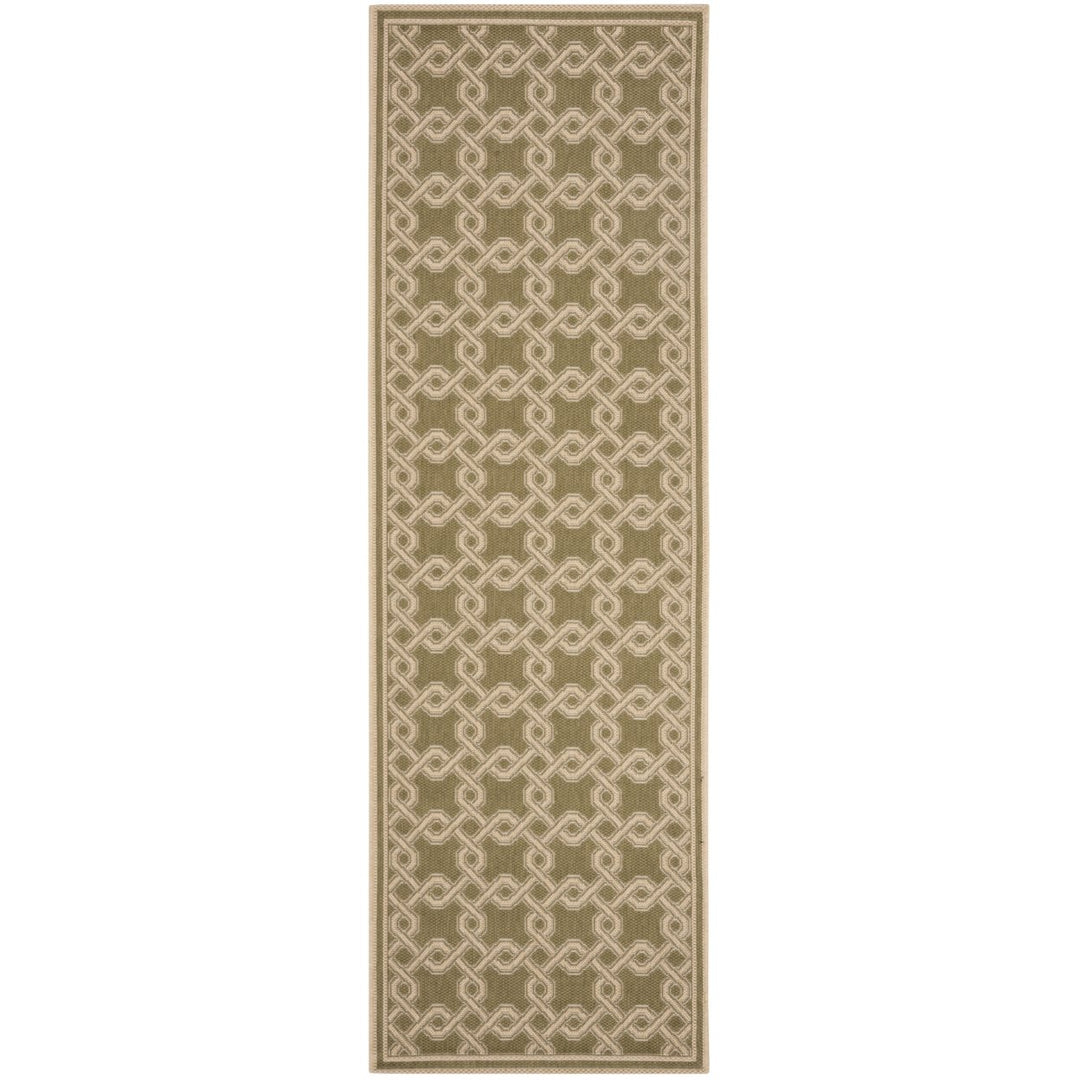 SAFAVIEH Martha Stewart MSR4253-24 Green / Creme Rug Image 3