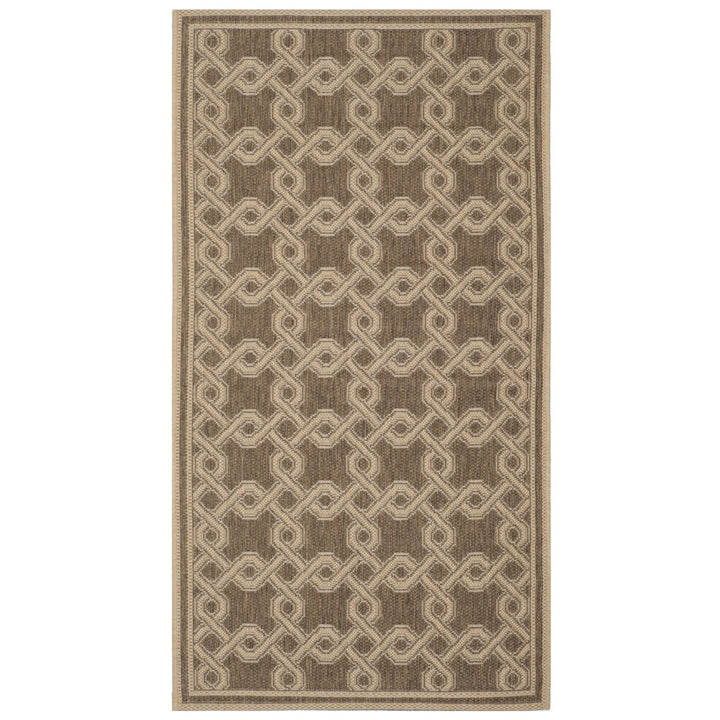 SAFAVIEH Martha Stewart MSR4253-22 Brown / Creme Rug Image 1