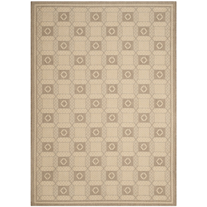 SAFAVIEH Martha Stewart MSR4254-12 Creme / Brown Rug Image 4