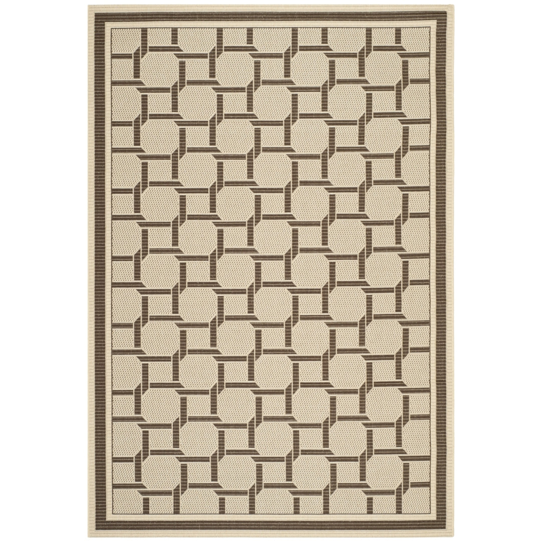 SAFAVIEH Martha Stewart MSR4258-50 Cream / Chocolate Rug Image 2