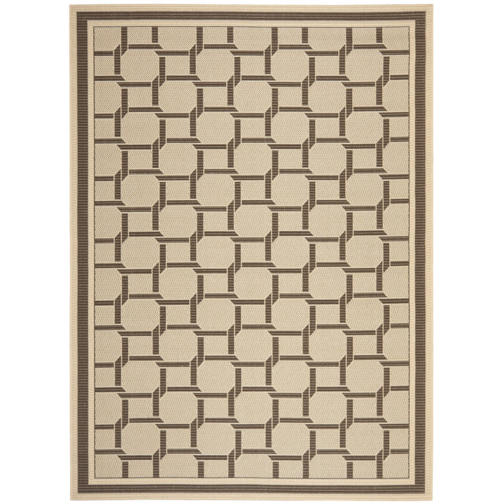 SAFAVIEH Martha Stewart MSR4258-50 Cream / Chocolate Rug Image 3