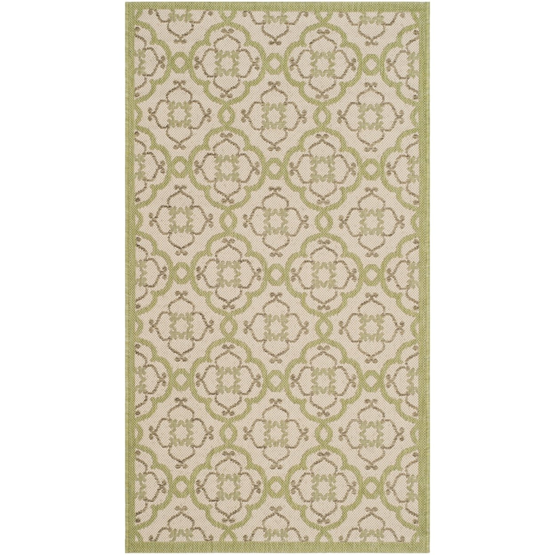 SAFAVIEH Martha Stewart MSR4262-218 Beige / Sweet Pea Rug Image 5