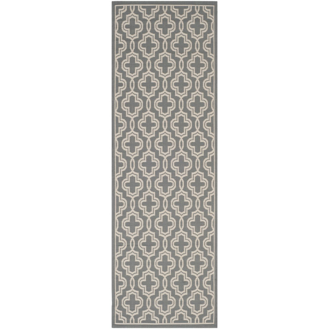 SAFAVIEH Martha Stewart MSR4274-246 Anthracite /Beige Rug Image 1