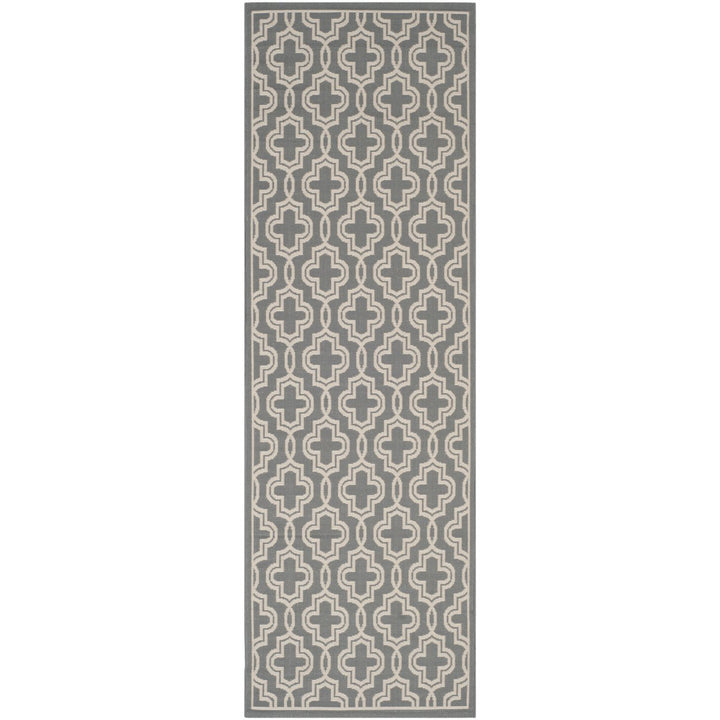 SAFAVIEH Martha Stewart MSR4274-246 Anthracite /Beige Rug Image 1