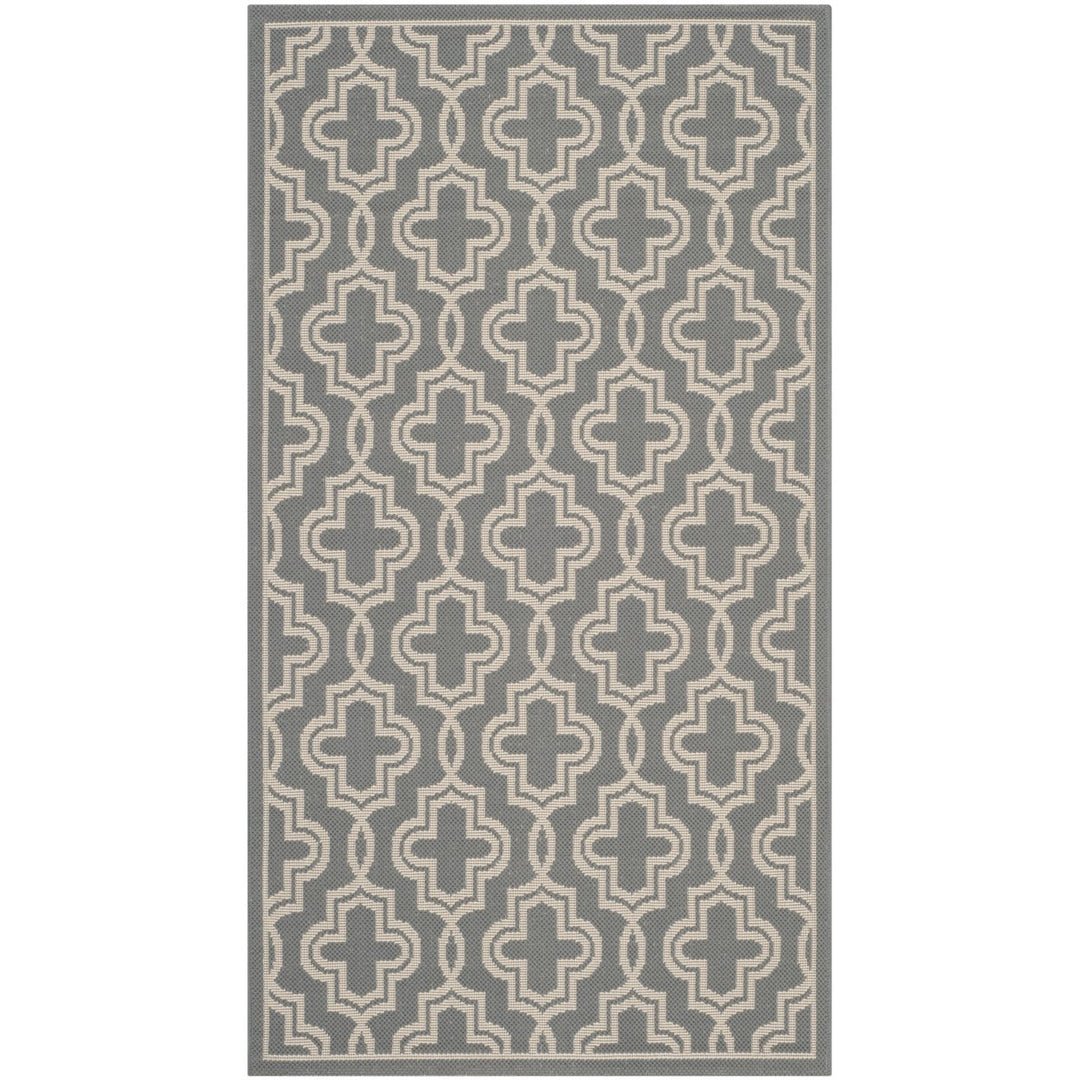 SAFAVIEH Martha Stewart MSR4274-246 Anthracite /Beige Rug Image 4