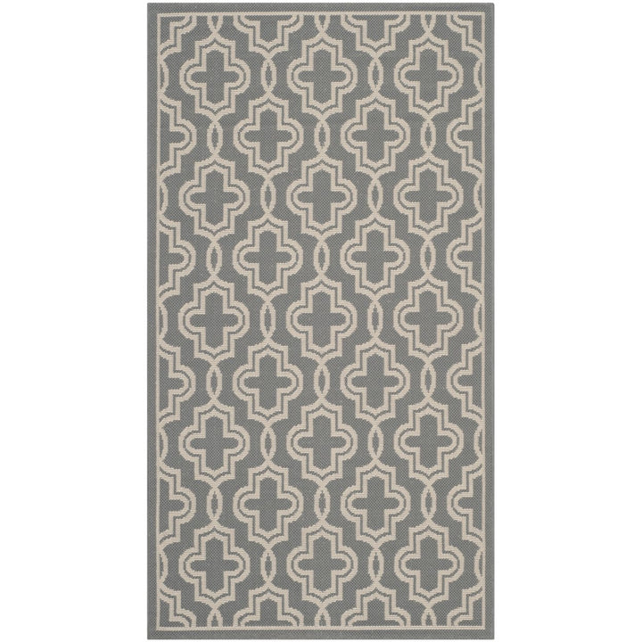 SAFAVIEH Martha Stewart MSR4274-246 Anthracite /Beige Rug Image 4