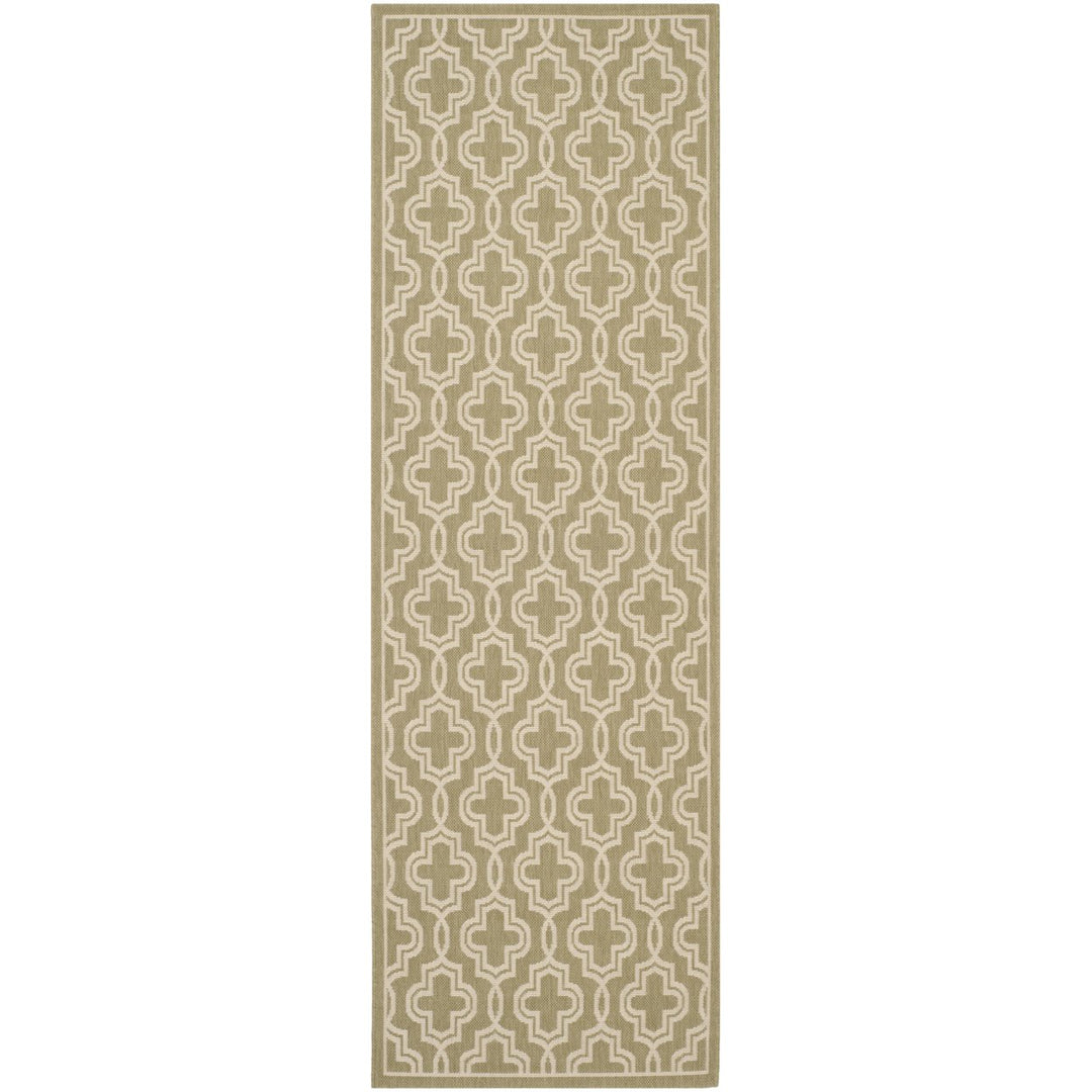 SAFAVIEH Martha Stewart MSR4274-244 Green / Beige Rug Image 4