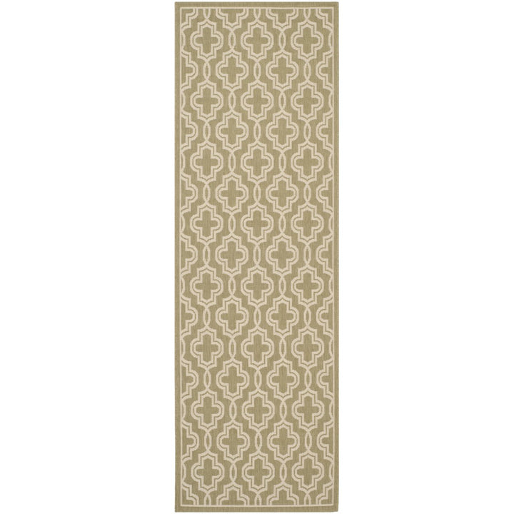 SAFAVIEH Martha Stewart MSR4274-244 Green / Beige Rug Image 4