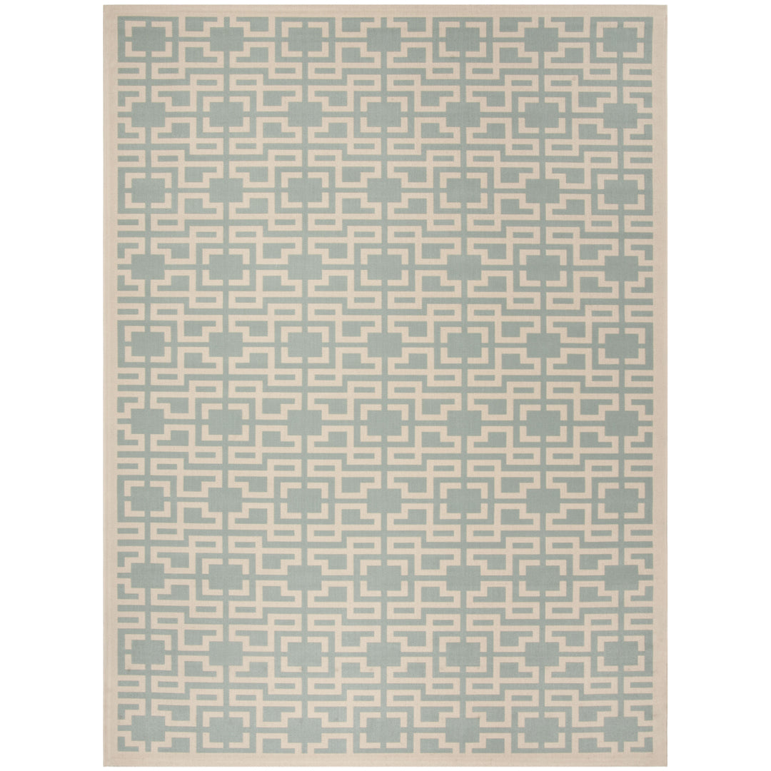 SAFAVIEH Martha Stewart MSR4281-223 Beige / Aqua Rug Image 1