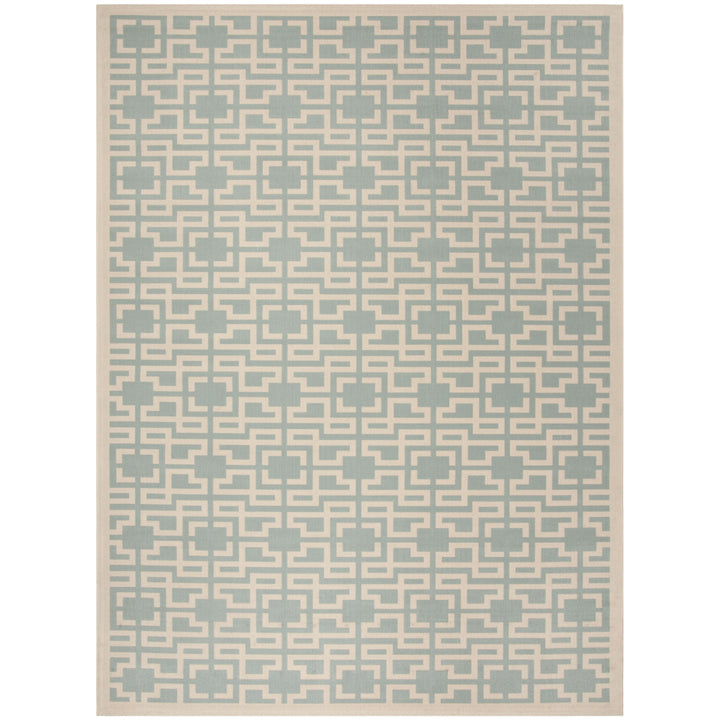 SAFAVIEH Martha Stewart MSR4281-223 Beige / Aqua Rug Image 1