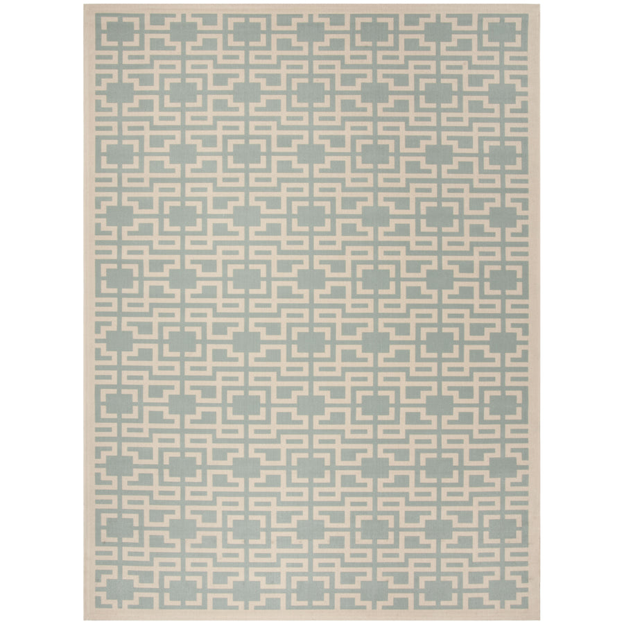 SAFAVIEH Martha Stewart MSR4281-223 Beige / Aqua Rug Image 1