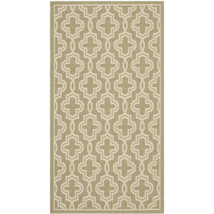 SAFAVIEH Martha Stewart MSR4274-244 Green / Beige Rug Image 6