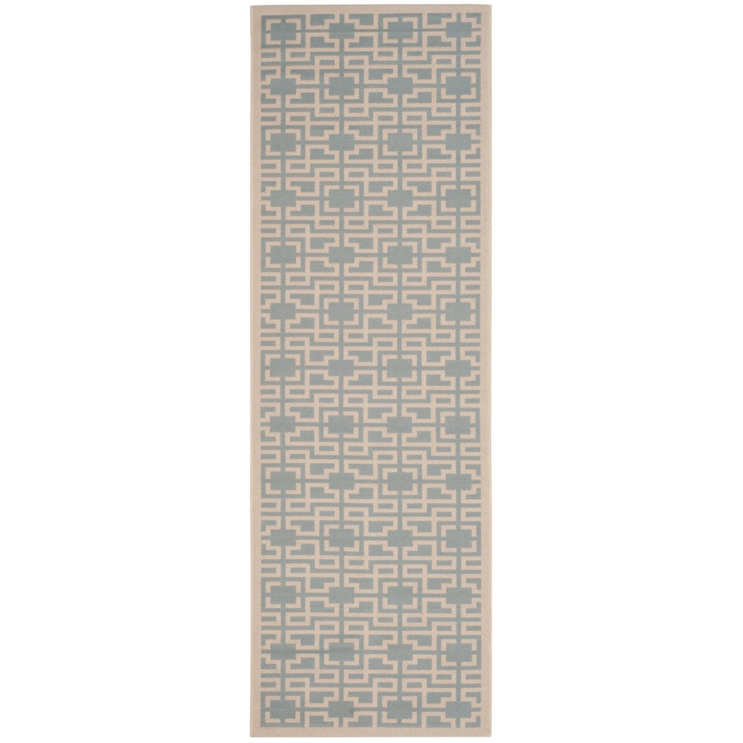 SAFAVIEH Martha Stewart MSR4281-223 Beige / Aqua Rug Image 3