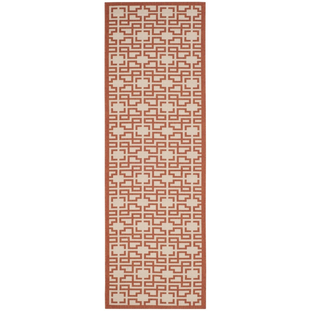 SAFAVIEH Martha Stewart MSR4281-231 Beige /Terracotta Rug Image 3