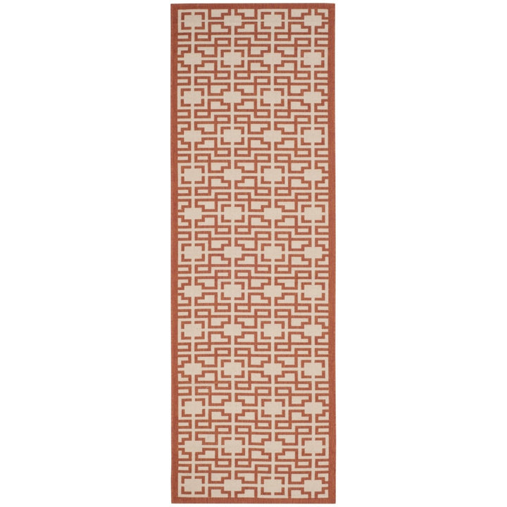 SAFAVIEH Martha Stewart MSR4281-231 Beige /Terracotta Rug Image 3