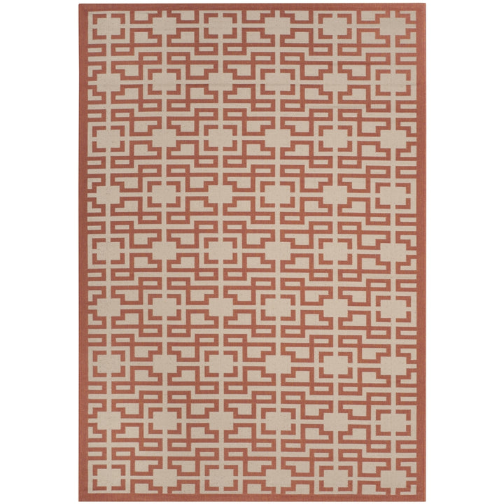 SAFAVIEH Martha Stewart MSR4281-231 Beige /Terracotta Rug Image 6