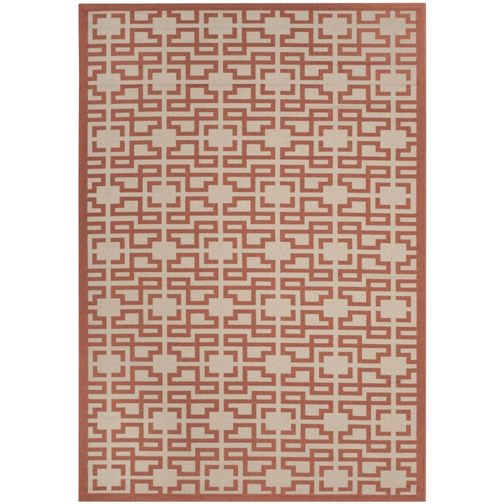 SAFAVIEH Martha Stewart MSR4281-231 Beige /Terracotta Rug Image 1