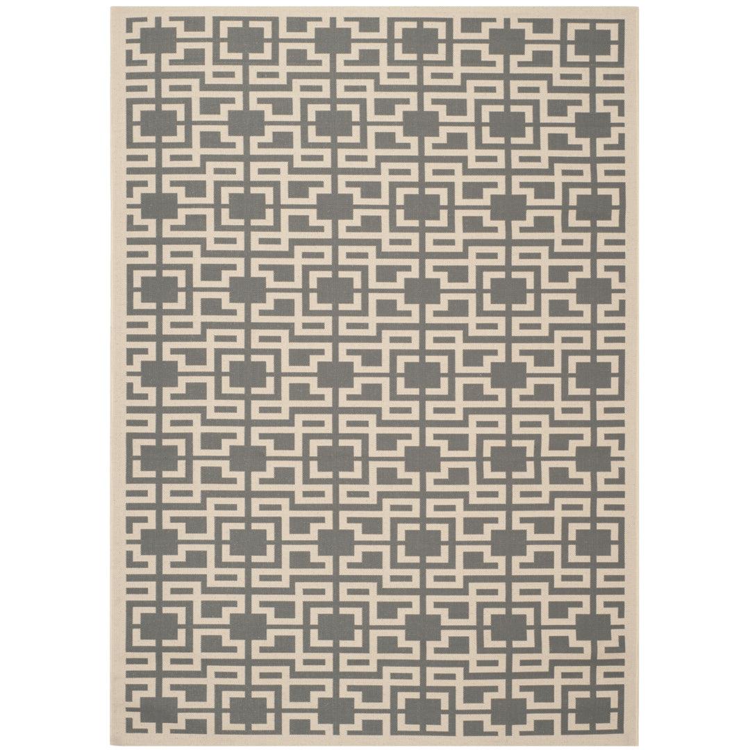 SAFAVIEH MSR4281-246 Martha Stewart Anthracite / Beige Image 3