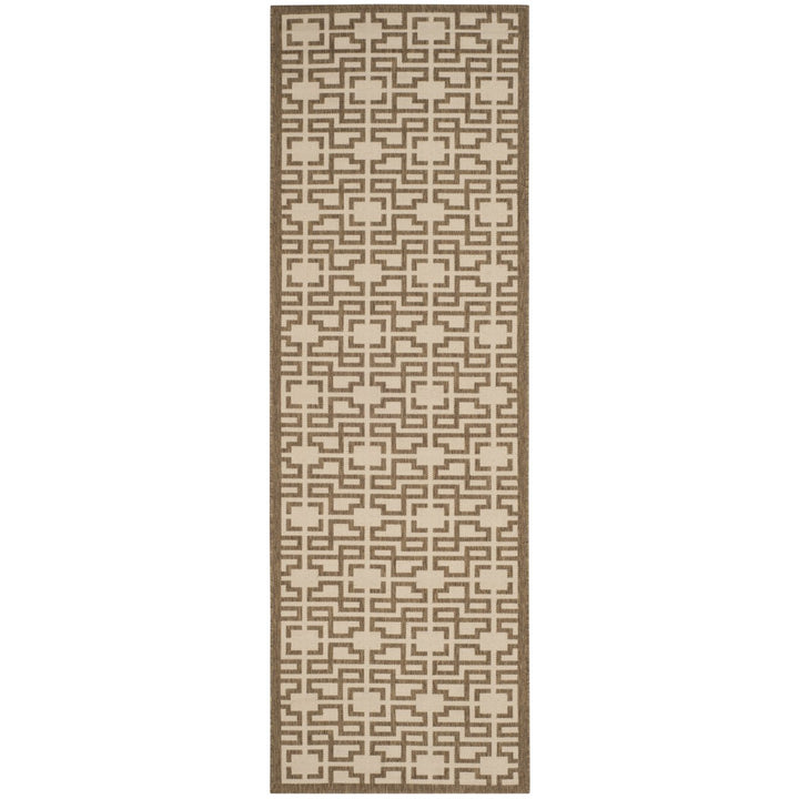 SAFAVIEH Martha Stewart MSR4281-232 Beige / Brown Rug Image 1