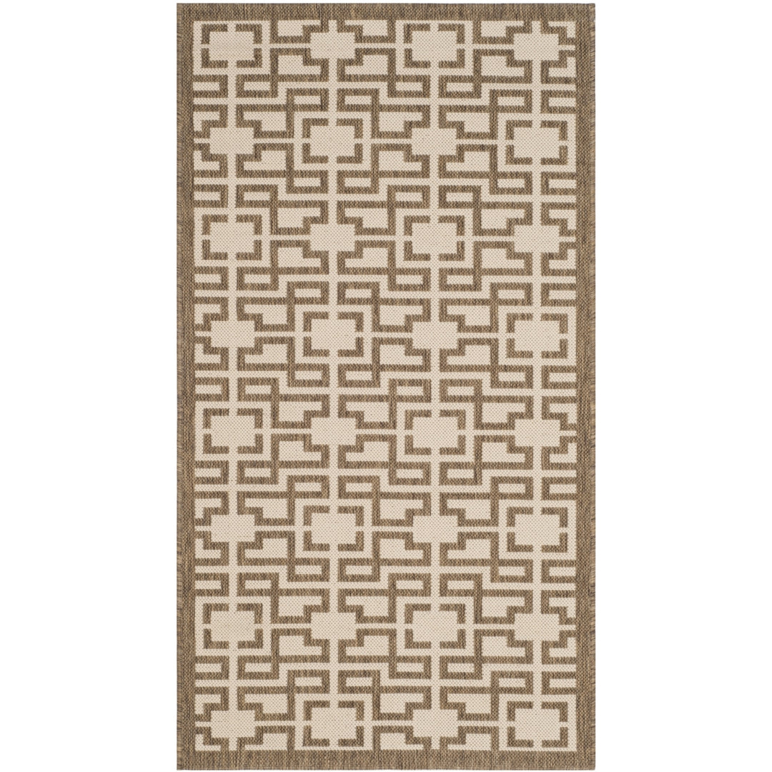 SAFAVIEH Martha Stewart MSR4281-232 Beige / Brown Rug Image 1